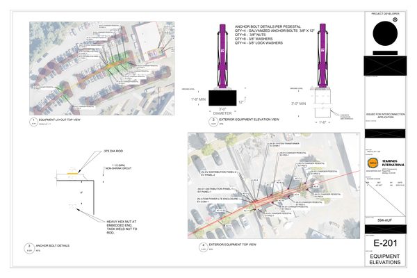 E-201 Equipment Elevations
