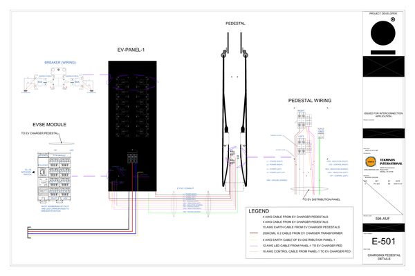 E-501 Charging Pedestal Details