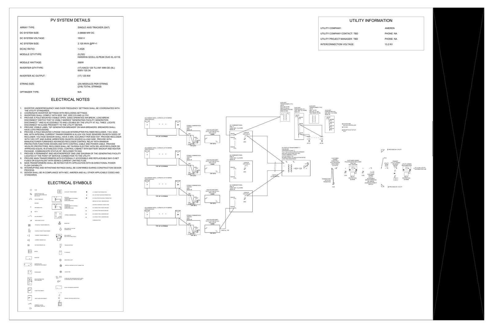 E-1.00 One-Line Diagram