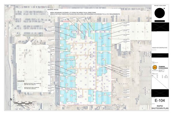 E-104 Rapid Shutdown Plan